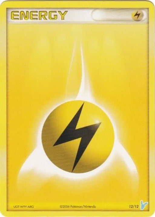 Lightning Energy (12/12) [EX: Trainer Kit 2 - Minun] - Pokemon Single