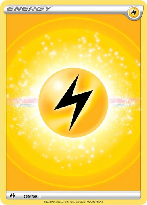 Lightning Energy (155/159) (Texture Full Art) [Sword & Shield: Crown Zenith] - Pokemon Single