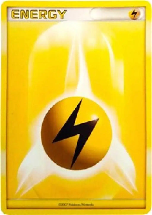 Lightning Energy (2007 Unnumbered D P Style) [League & Championship Cards] - Pokemon Single