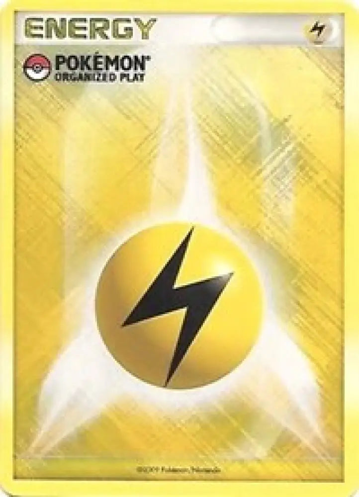Lightning Energy (2009 Unnumbered POP Promo) [League & Championship Cards] - Pokemon Single
