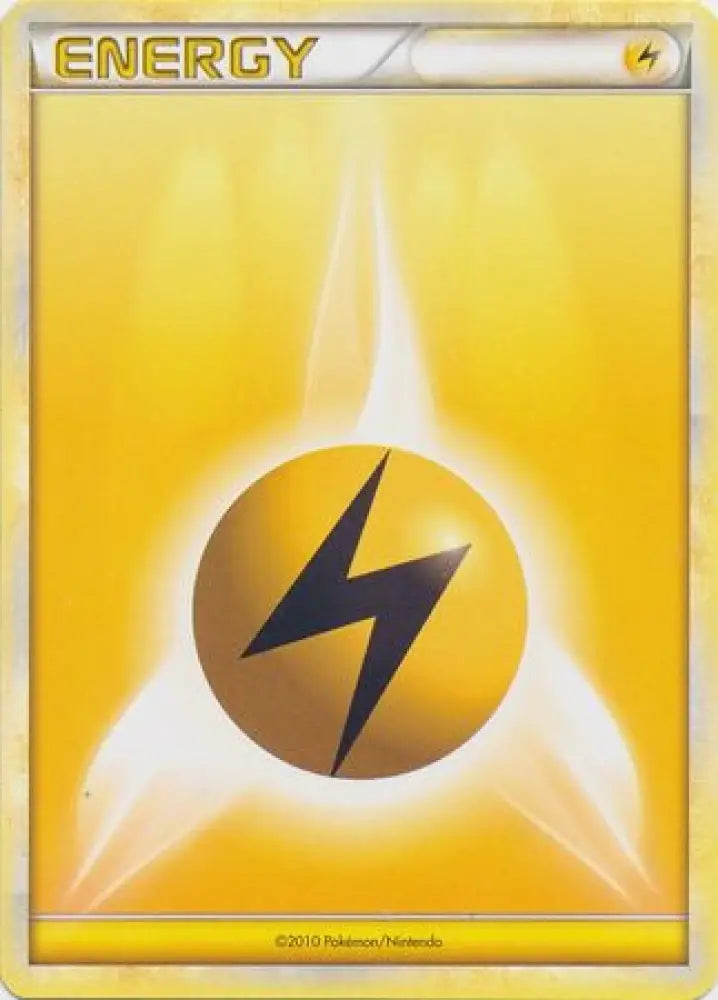 Lightning Energy (2010 Unnumbered HGSS Style) [League & Championship Cards] - Pokemon Single