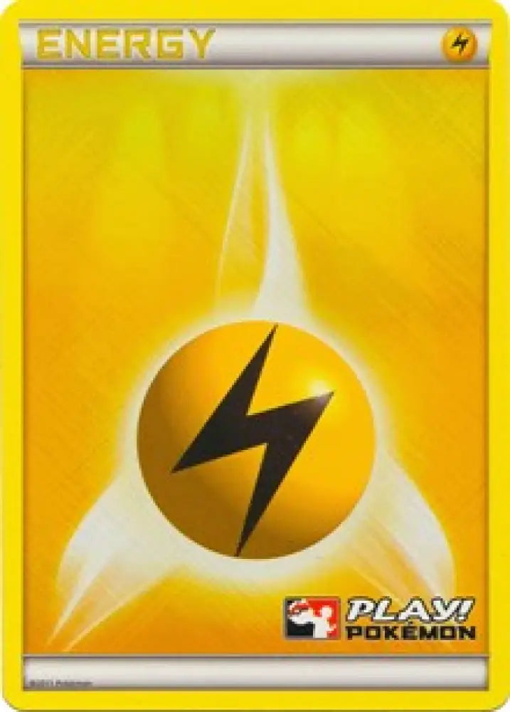Lightning Energy (2011 Play Pokemon Promo) [League & Championship Cards] - Pokemon Single