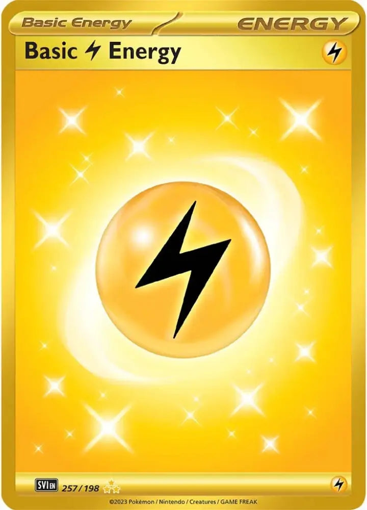 Lightning Energy (257/198) [Scarlet & Violet: Base Set] - Pokemon Single