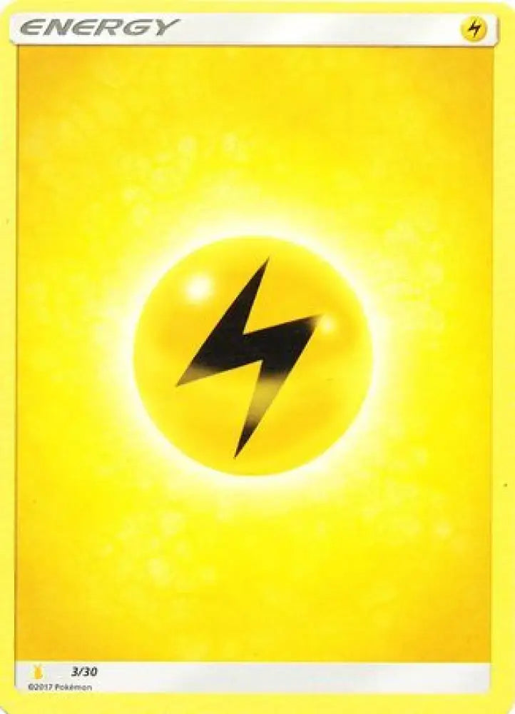 Lightning Energy (3/30) [Sun & Moon: Trainer Kit - Alolan Raichu] - Pokemon Single