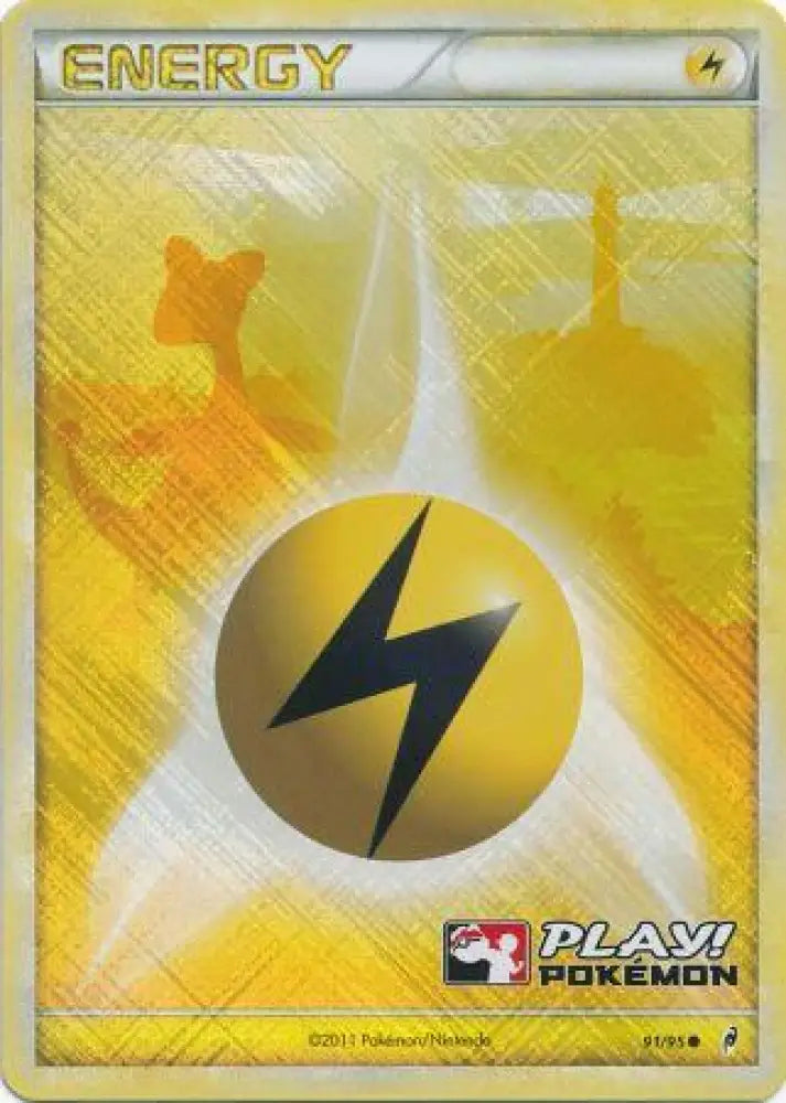 Lightning Energy (91/95) (Play Pokemon Promo) [HeartGold & SoulSilver: Call of Legends] - Pokemon Single