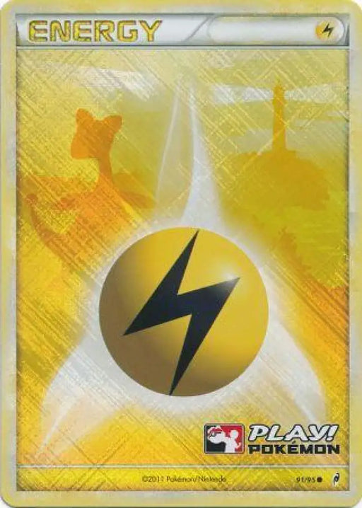 Lightning Energy (91/95) (Play Pokemon Promo) [HeartGold & SoulSilver: Call of Legends] - Pokemon Single
