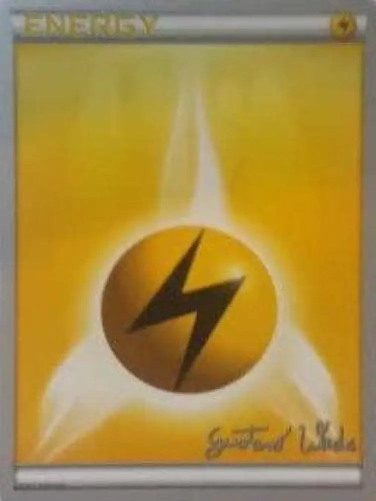 Lightning Energy (Megazone - Gustavo Wada) [World Championships 2011] - Pokemon Single