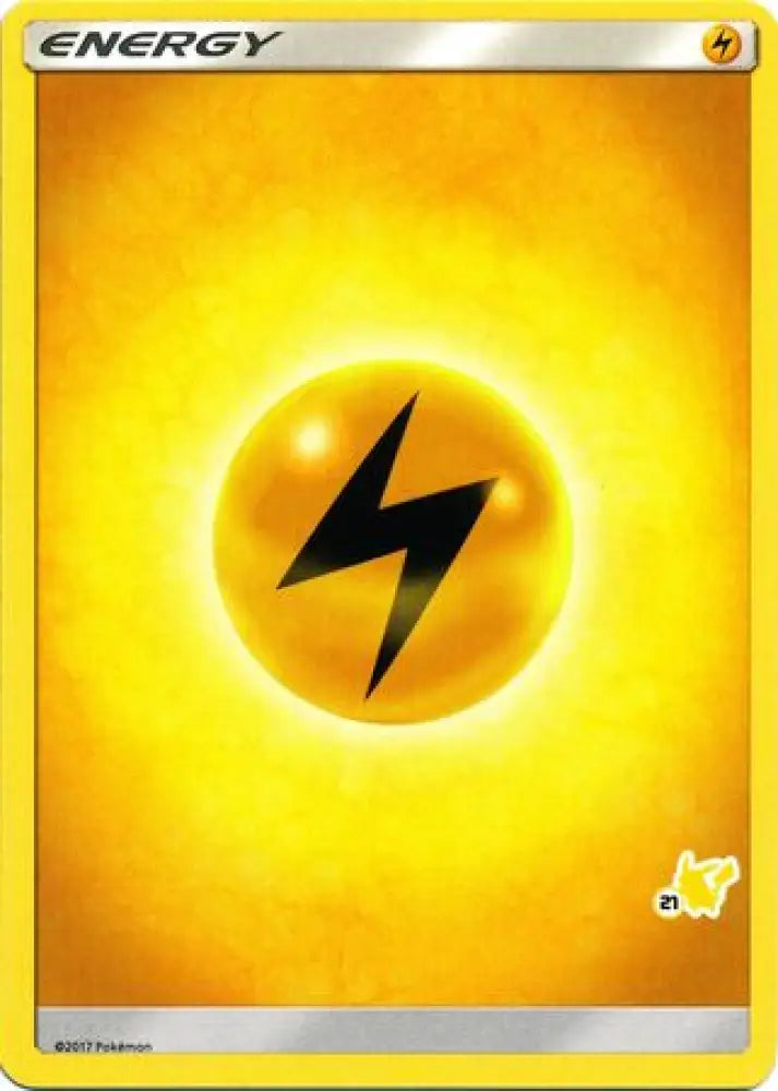 Lightning Energy (Pikachu Stamp #21) [Battle Academy 2020] - Pokemon Single