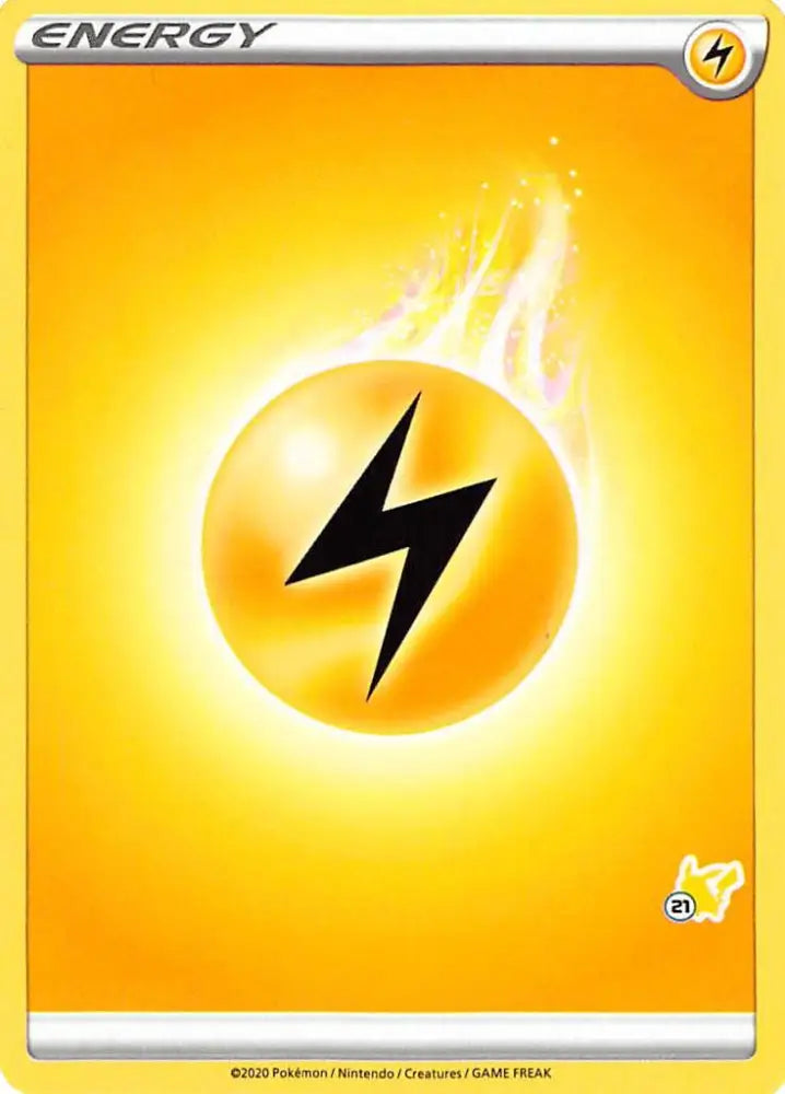 Lightning Energy (Pikachu Stamp #21) [Battle Academy 2022] - Pokemon Single