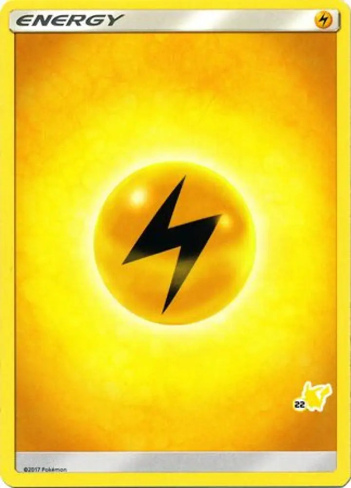 Lightning Energy (Pikachu Stamp #22) [Battle Academy 2020] - Pokemon Single