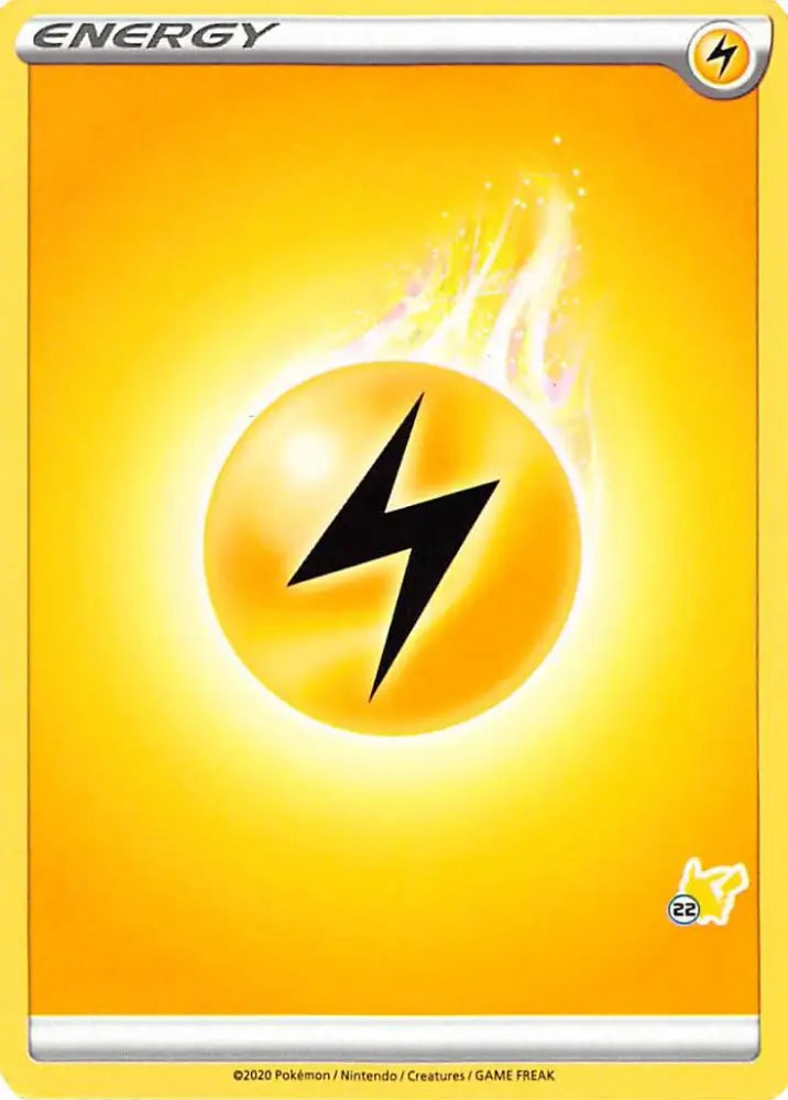 Lightning Energy (Pikachu Stamp #22) [Battle Academy 2022] - Pokemon Single