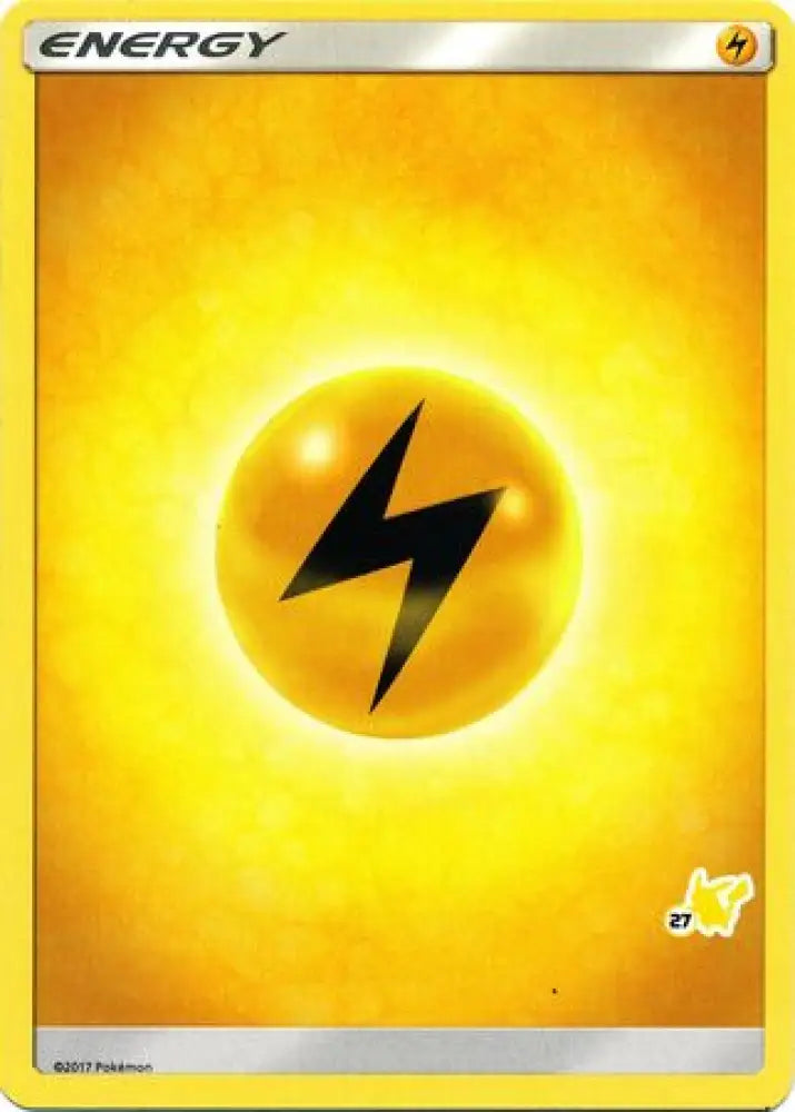 Lightning Energy (Pikachu Stamp #27) [Battle Academy 2020] - Pokemon Single