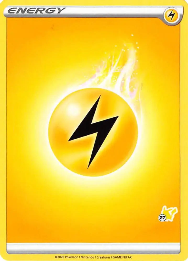 Lightning Energy (Pikachu Stamp #27) [Battle Academy 2022] - Pokemon Single