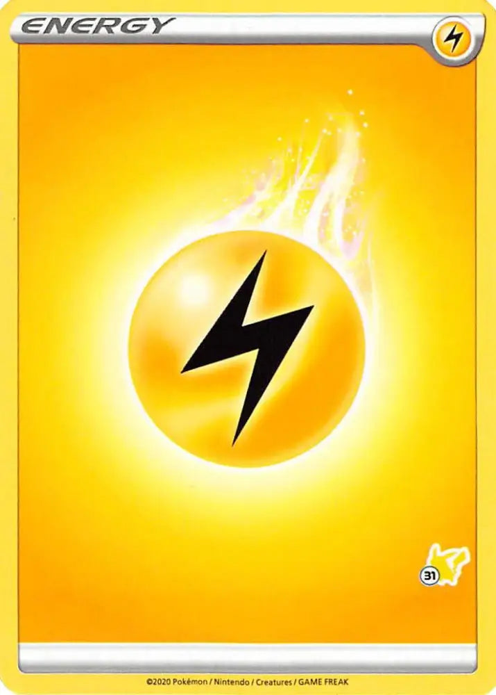 Lightning Energy (Pikachu Stamp #31) [Battle Academy 2022] - Pokemon Single