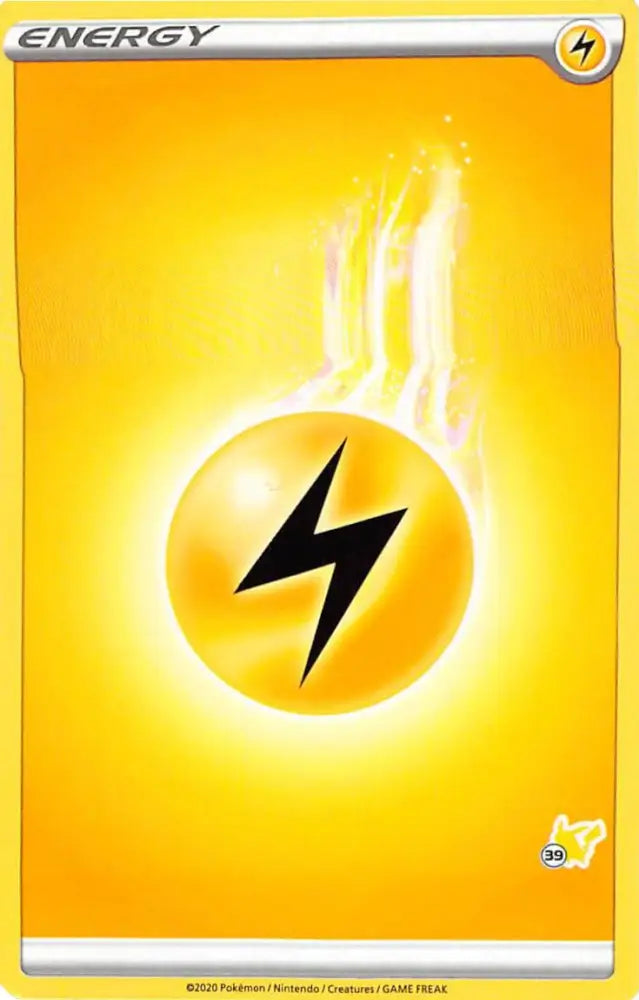 Lightning Energy (Pikachu Stamp #39) [Battle Academy 2022] - Pokemon Single
