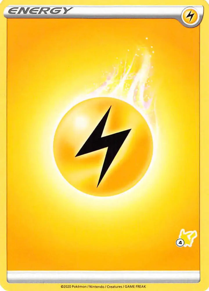Lightning Energy (Pikachu Stamp #4) [Battle Academy 2022] - Pokemon Single
