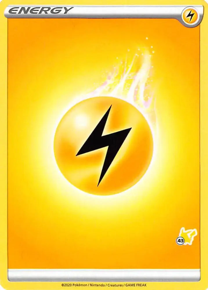 Lightning Energy (Pikachu Stamp #43) [Battle Academy 2022] - Pokemon Single