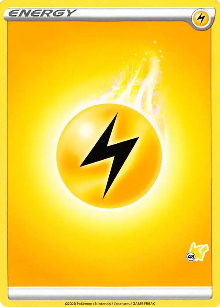 Lightning Energy (Pikachu Stamp #48) [Battle Academy 2022] - Pokemon Single