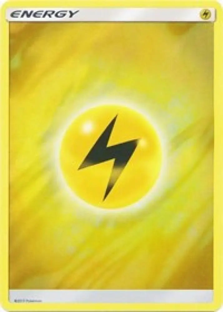 Lightning Energy (Unnumbered 2017) (Wave Foil) (Theme Deck Exclusive) [Unnumbered Energies] - Pokemon Single