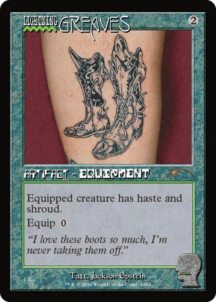 Lightning Greaves (1662) [Secret Lair Drop Series] - MTG Single