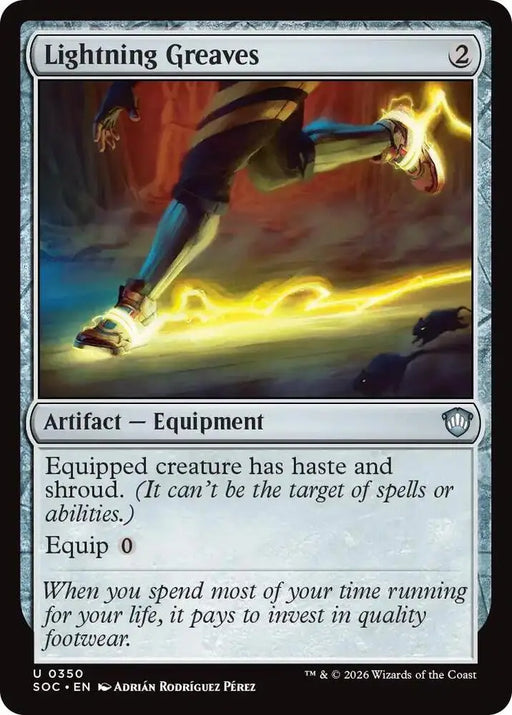 Lightning Greaves (350) [Secrets of Strixhaven Commander]