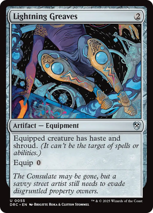 Lightning Greaves [Aetherdrift Commander] - MTG Single