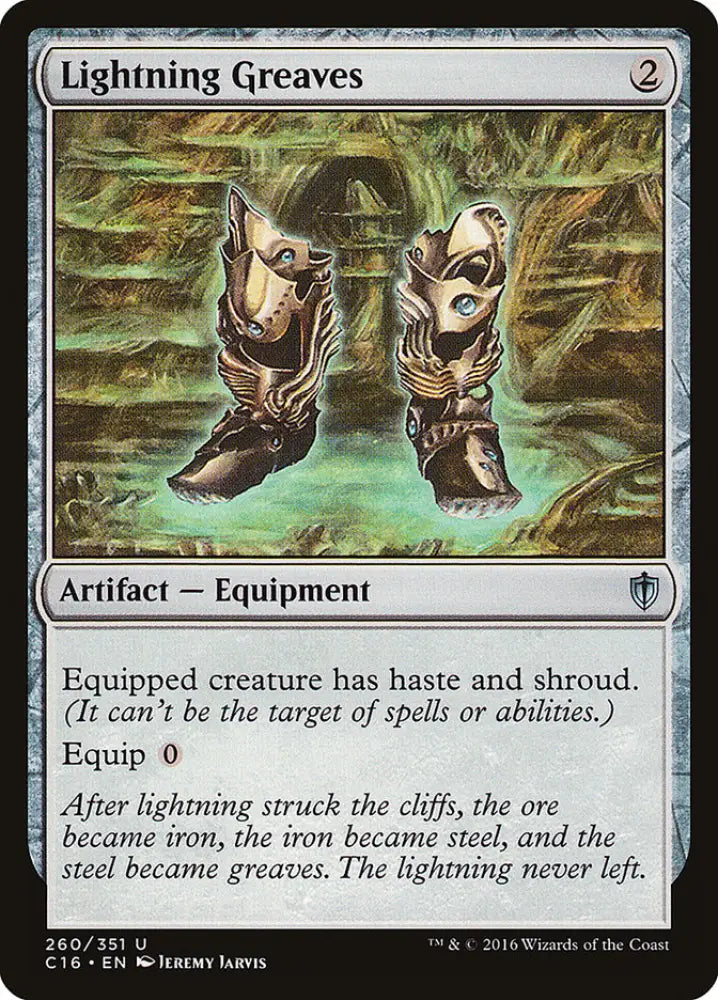 Lightning Greaves [Commander 2016] - MTG Single