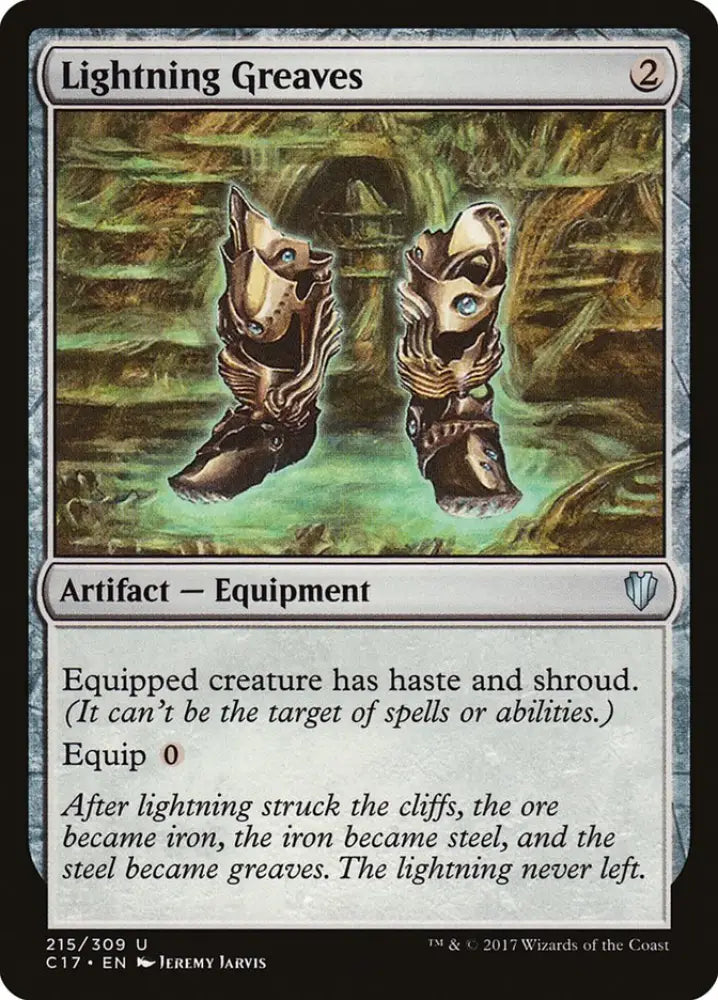 Lightning Greaves [Commander 2017] - MTG Single