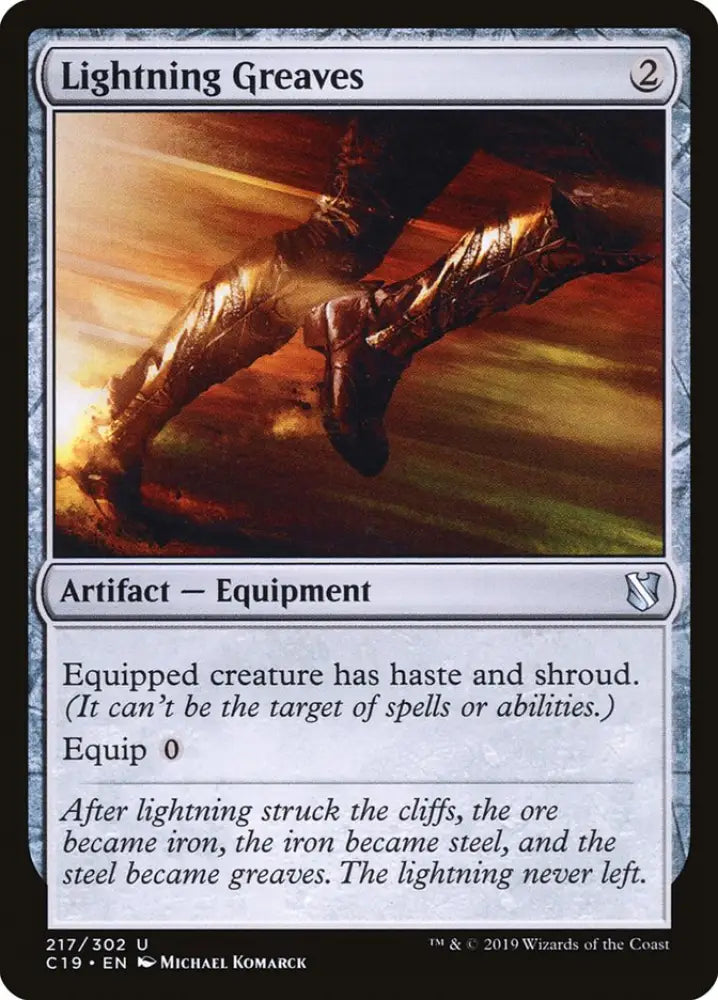 Lightning Greaves [Commander 2019] - MTG Single