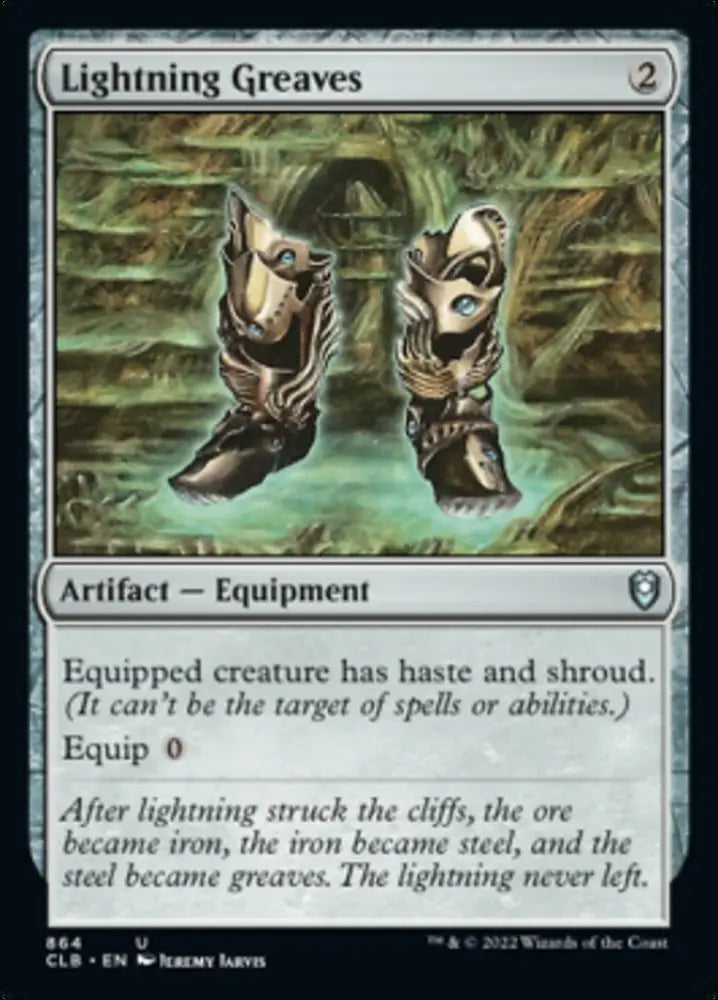Lightning Greaves [Commander Legends: Battle for Baldur’s Gate] - MTG Single