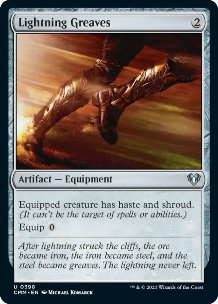 Lightning Greaves [Commander Masters] - MTG Single