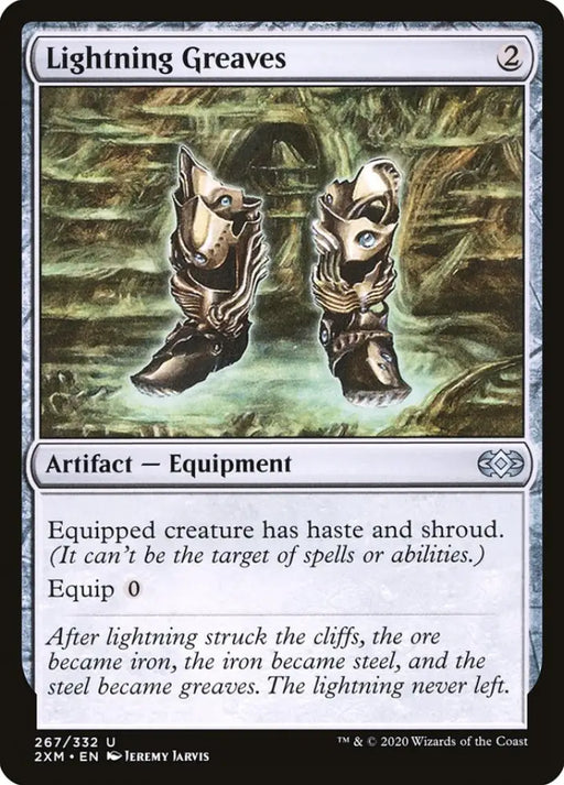 Lightning Greaves [Double Masters] - MTG Single