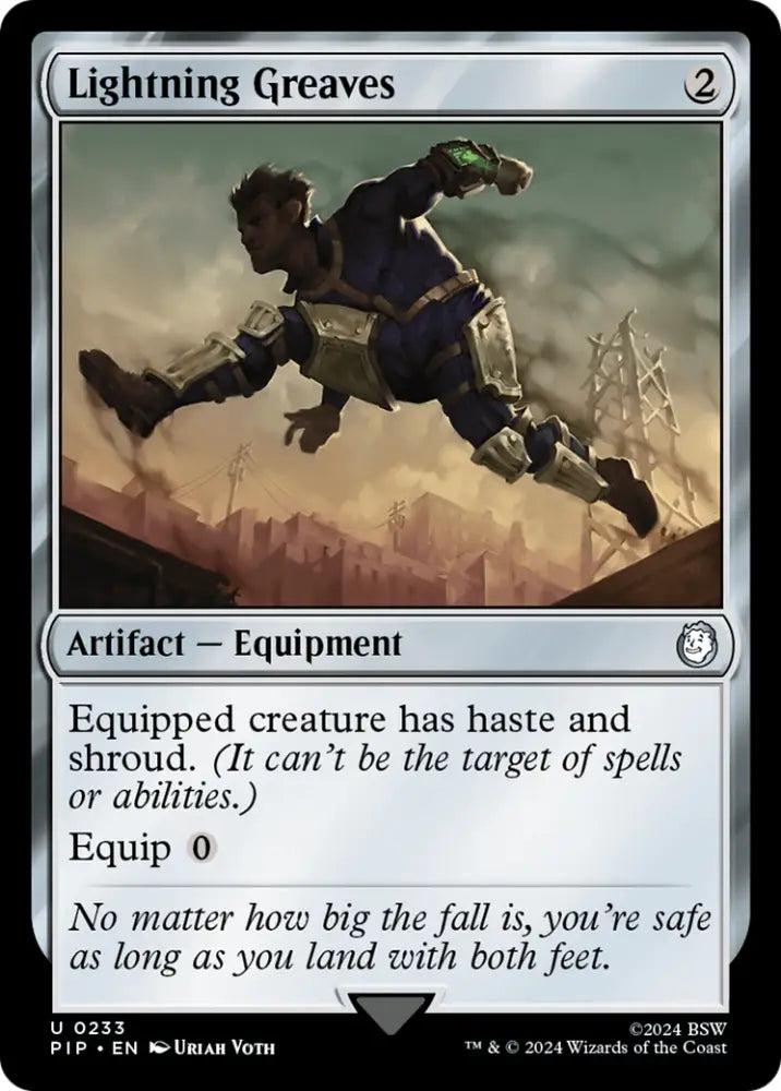 Lightning Greaves [Fallout] - MTG Single