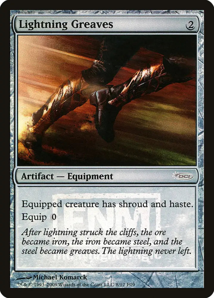 Lightning Greaves [Friday Night Magic 2009] - MTG Single