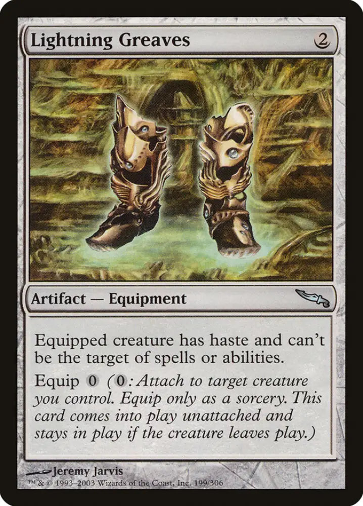 Lightning Greaves [Mirrodin] - MTG Single