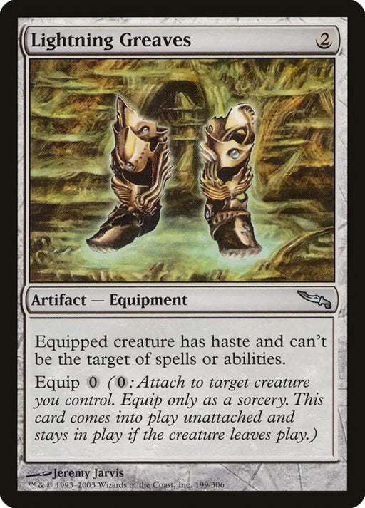 Lightning Greaves [Mirrodin] - MTG Single