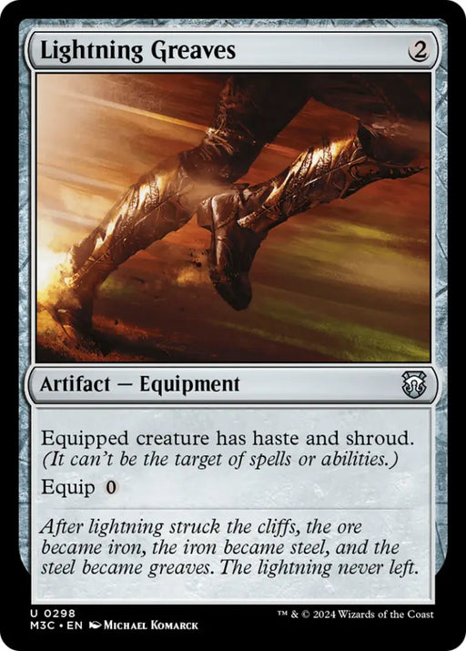 Lightning Greaves [Modern Horizons 3 Commander] - MTG Single