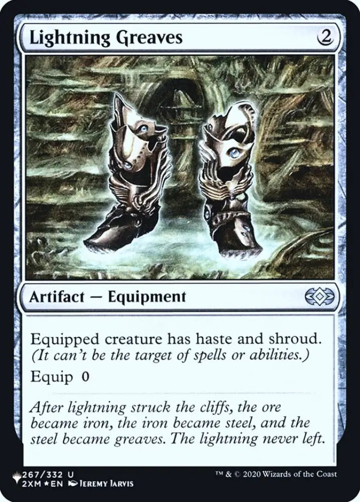 Lightning Greaves [Secret Lair: Heads I Win Tails You Lose] - MTG Single