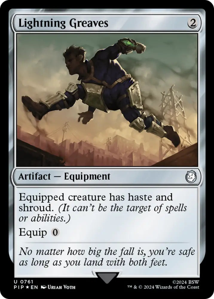 Lightning Greaves (Surge Foil) [Fallout] - MTG Single