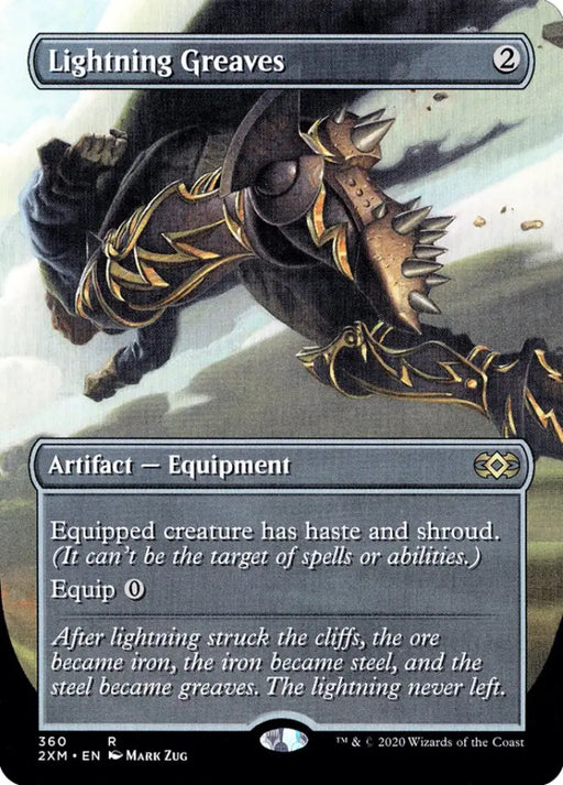 Lightning Greaves (Toppers) [Double Masters] - MTG Single