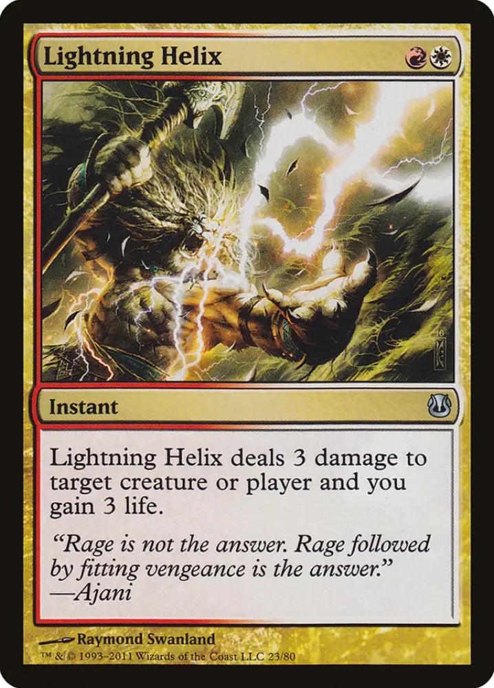 Lightning Helix [Duel Decks: Ajani vs. Nicol Bolas] - MTG Single