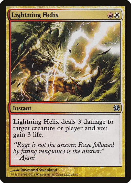 Lightning Helix [Duel Decks: Ajani vs. Nicol Bolas] - MTG Single