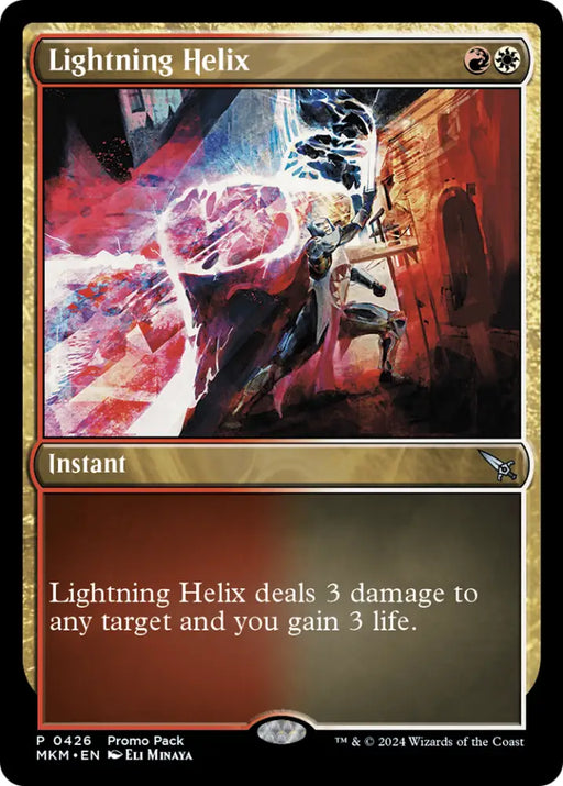 Lightning Helix (Promo Pack) [Murders at Karlov Manor Promos] - MTG Single