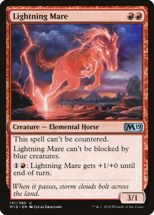Lightning Mare [Core Set 2019] - MTG Single
