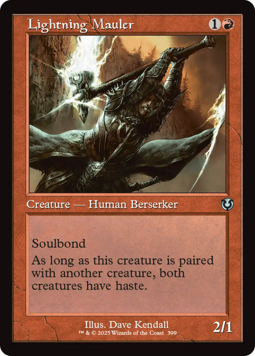 Lightning Mauler (Retro Frame) [Innistrad Remastered] - MTG Single