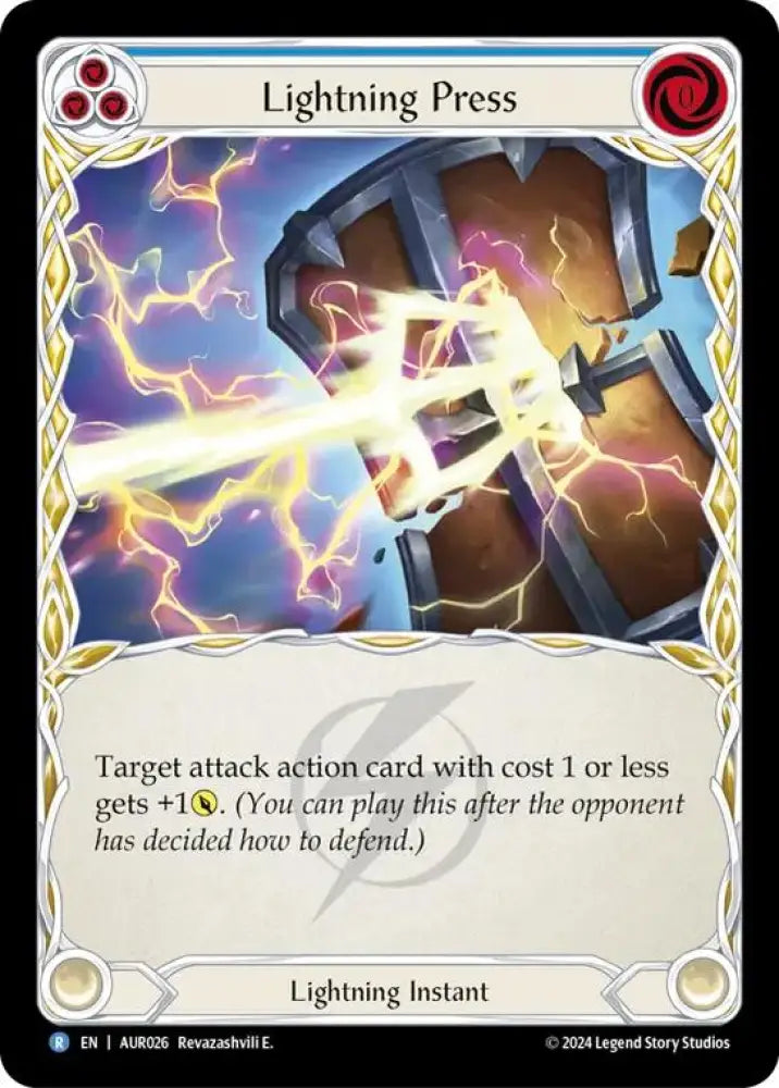 Lightning Press [1st Strike] - Flesh And Blood Single