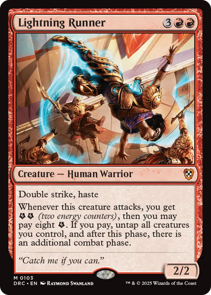 Lightning Runner [Aetherdrift Commander] - MTG Single