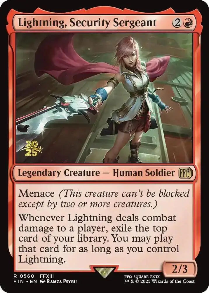 Lightning, Security Sergeant (560) [Prerelease Cards]