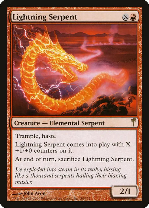Lightning Serpent [Coldsnap] - MTG Single