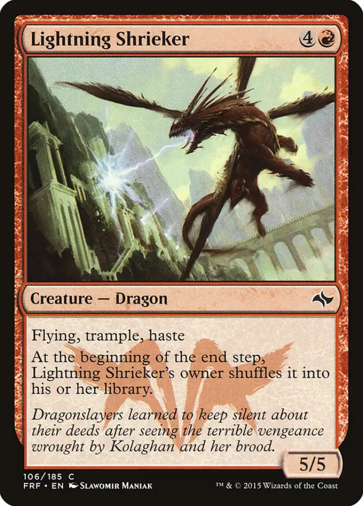 Lightning Shrieker [Fate Reforged] - MTG Single